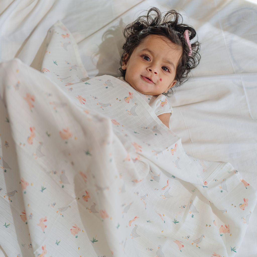 Organic Muslin Swaddle (Set of 3)