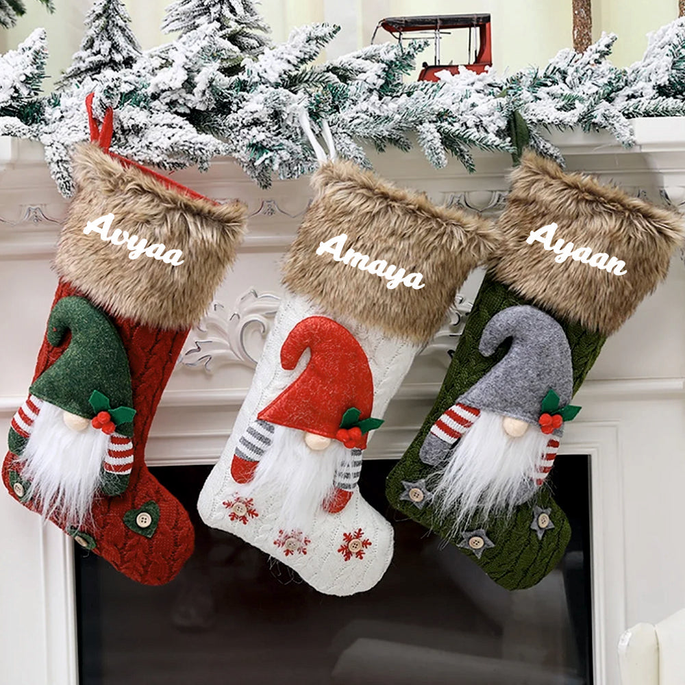 Personalised Nordic Gnome Stocking