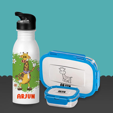 Bottle Tiffin Set - Giraffe