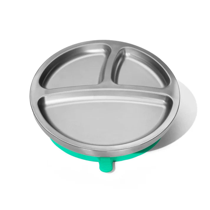 Avanchy Baby Stainless Steel Round Divided Plate | Big