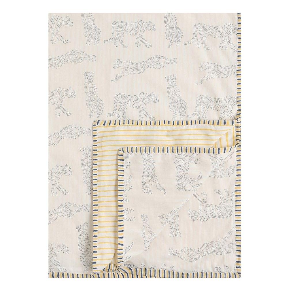Mulmul Muslin Dohar | Hand-Block Printed