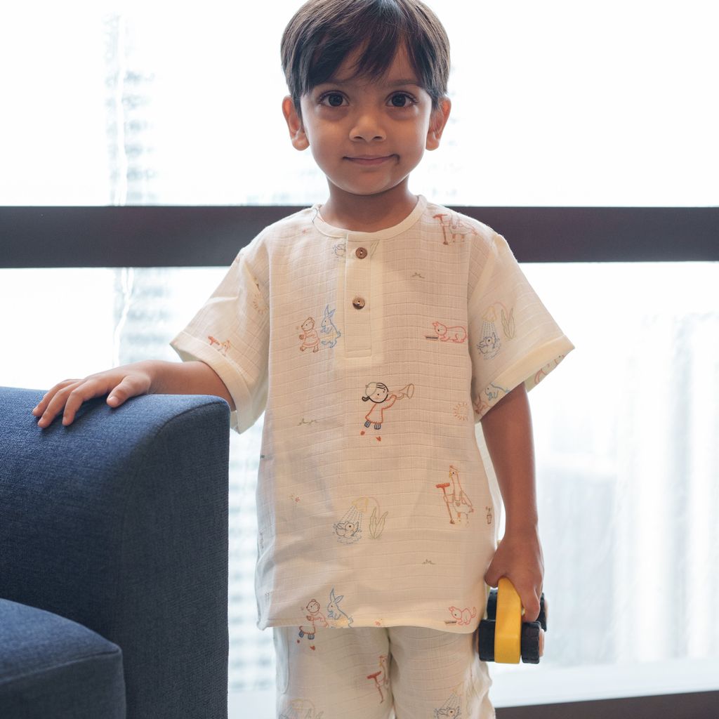 Organic Muslin Joggers Set