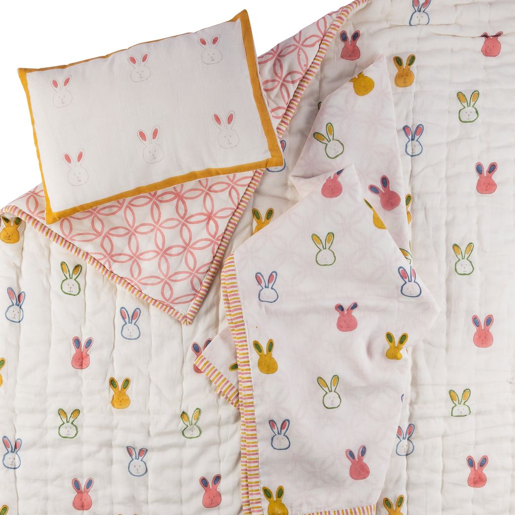 Mulmul Bedding Set | Hand-Block Printed