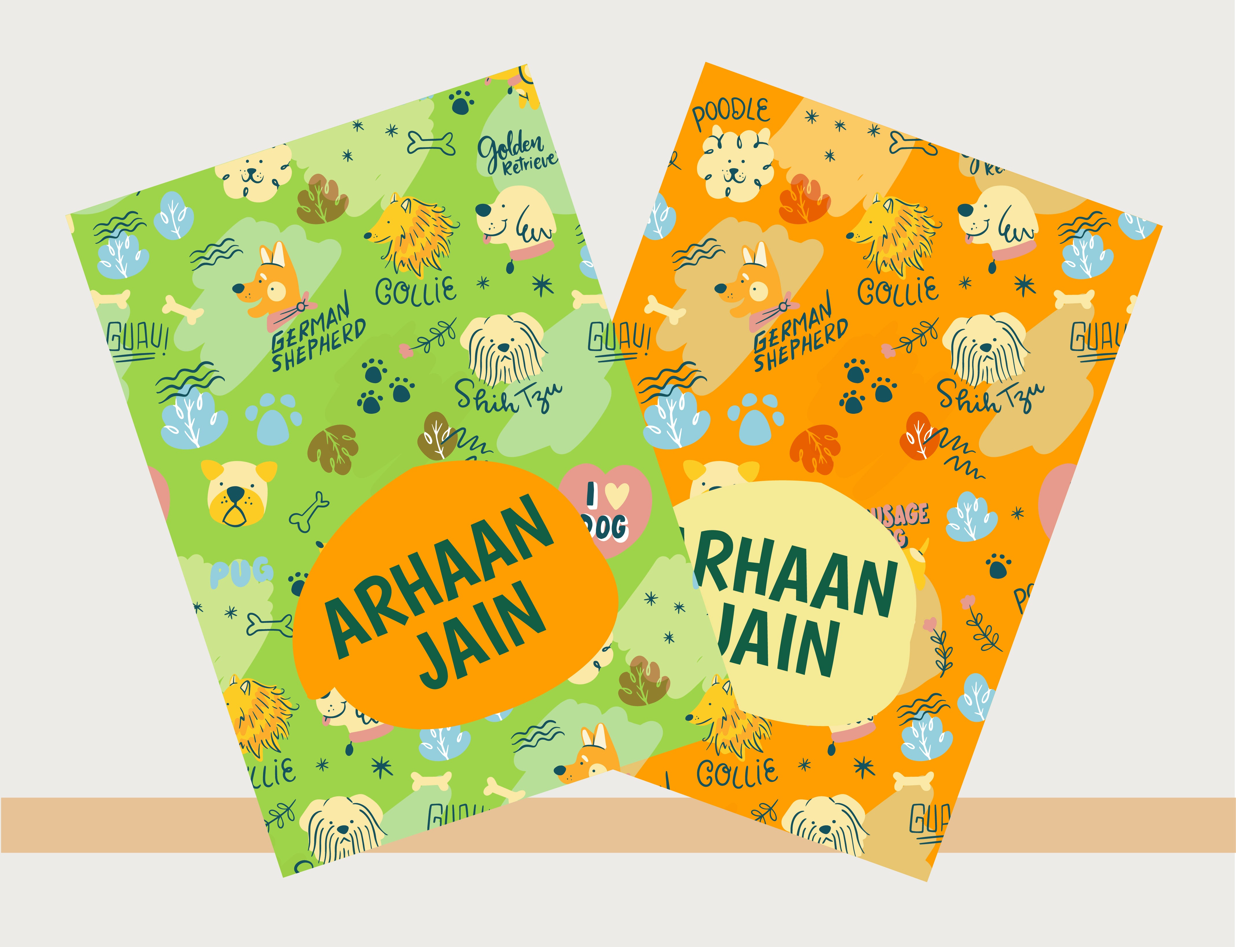 Personalised Notebooks - Set of 2