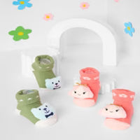 3D Socks - Pack of 2 ( 0-9 Months)