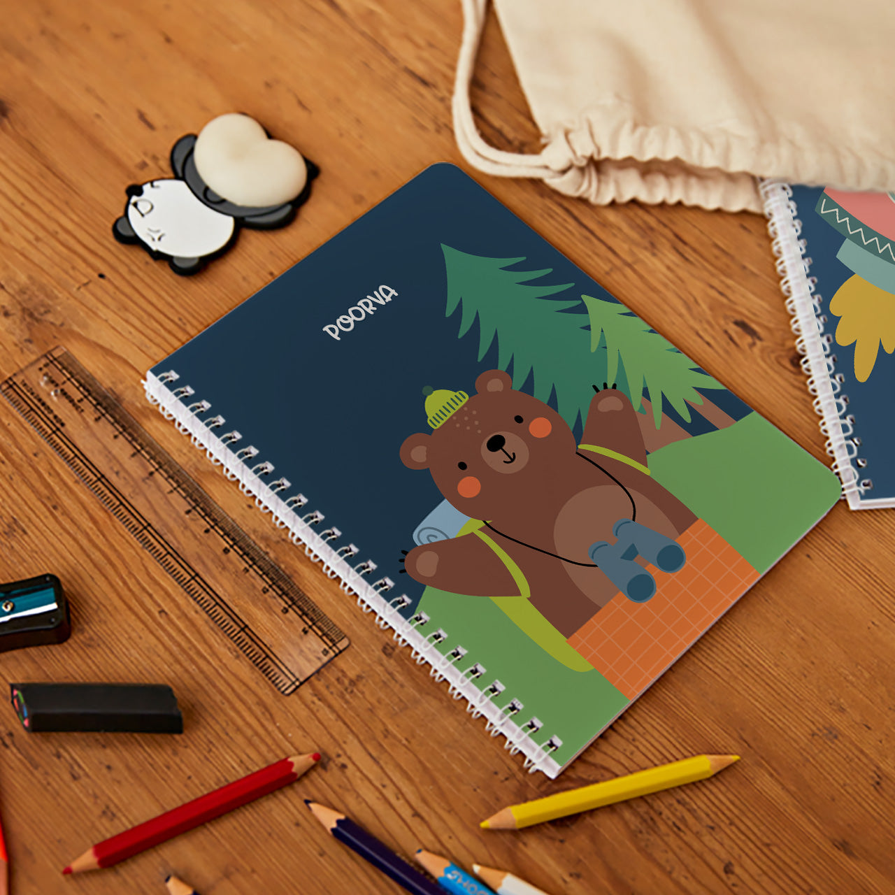 Personalised Spiral Notebook - Into The Wild