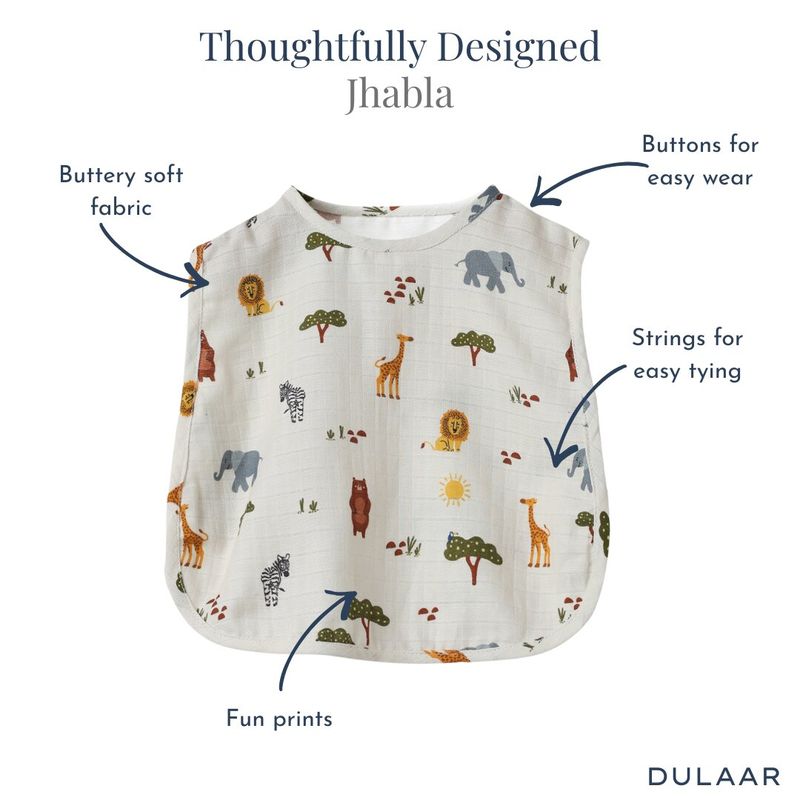 Organic Muslin Essentials (Set of 4) - 2 Jhablas + 2 Face Napkin