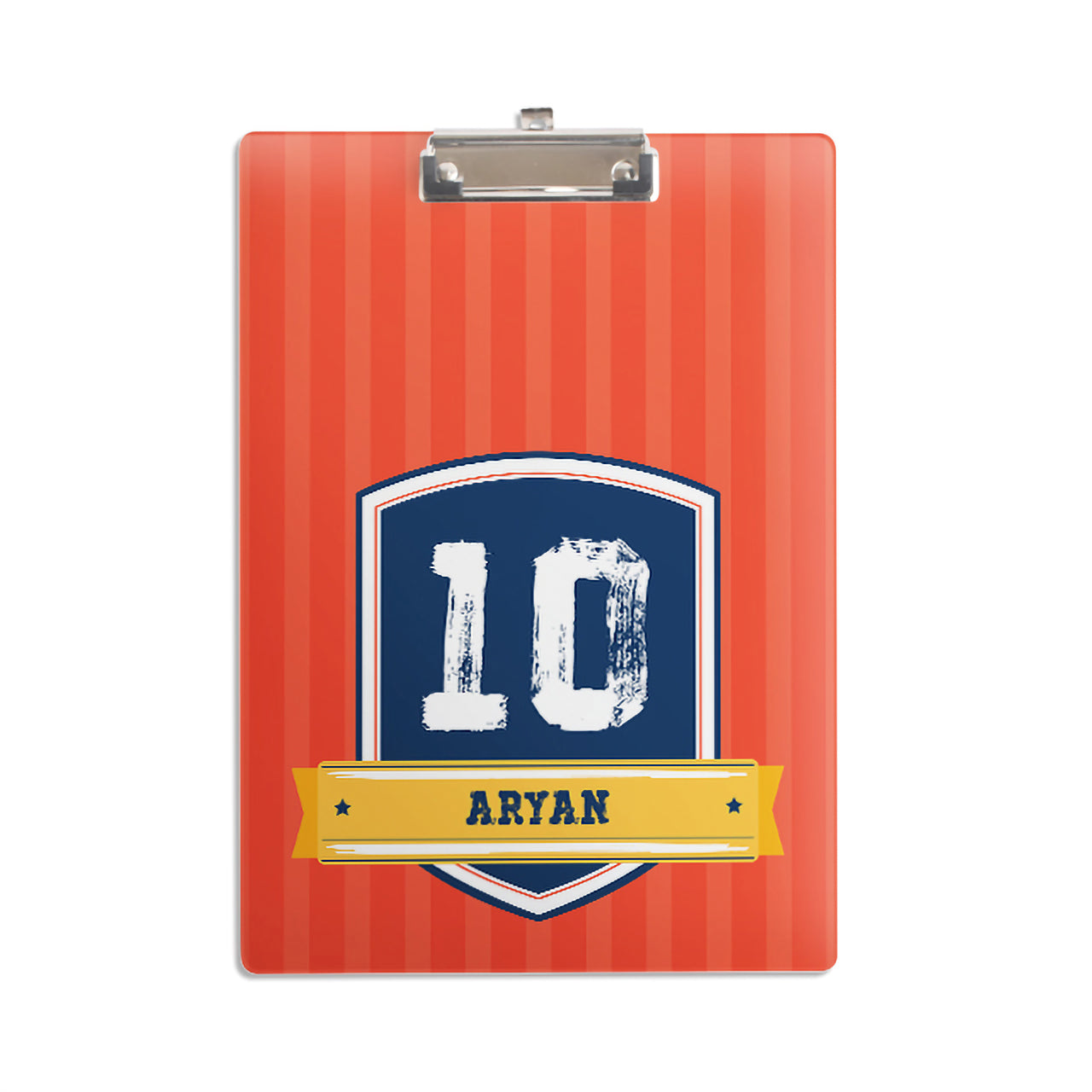Personalised Clipboard - Jersey Number