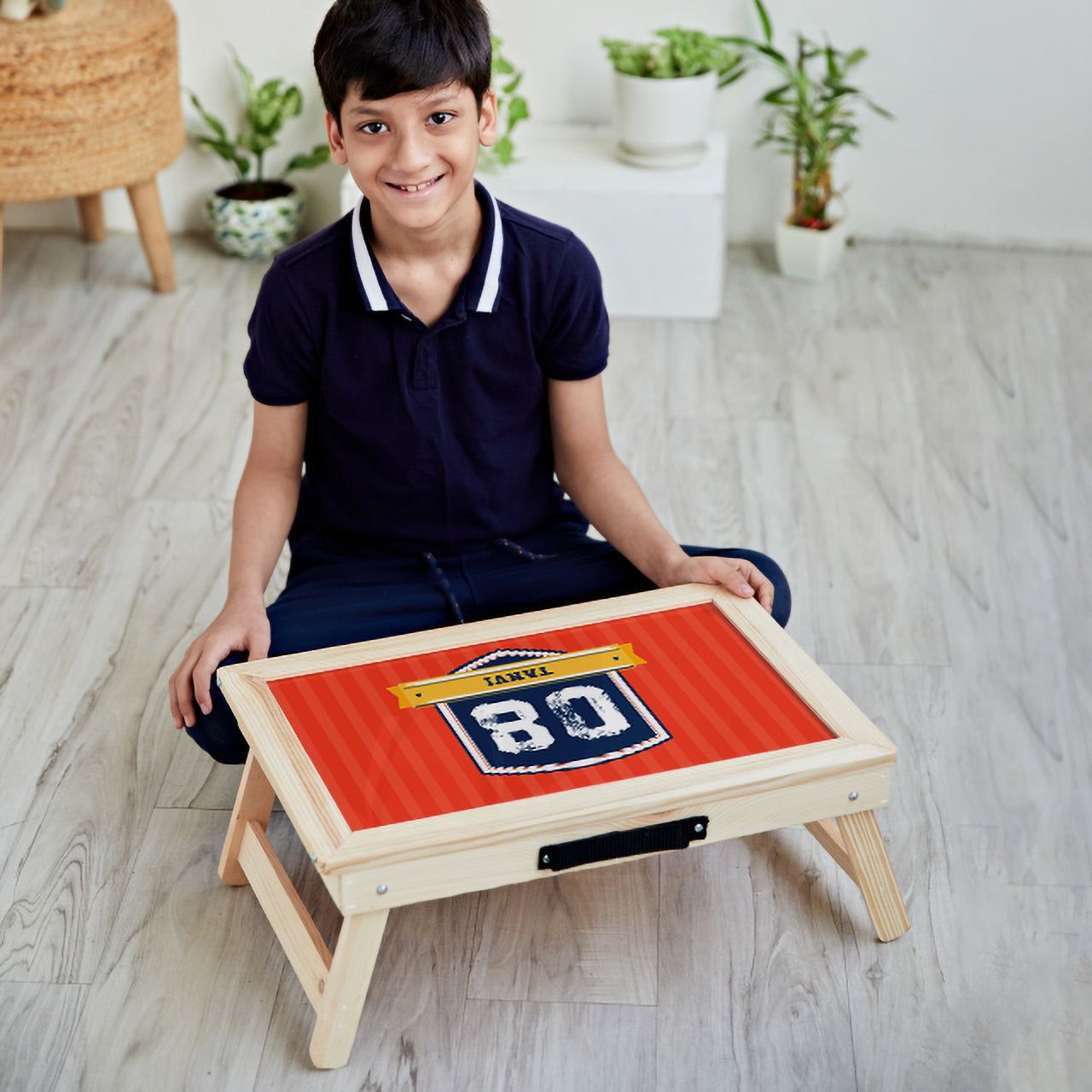 Personalised Foldable Desk - Jersey Number