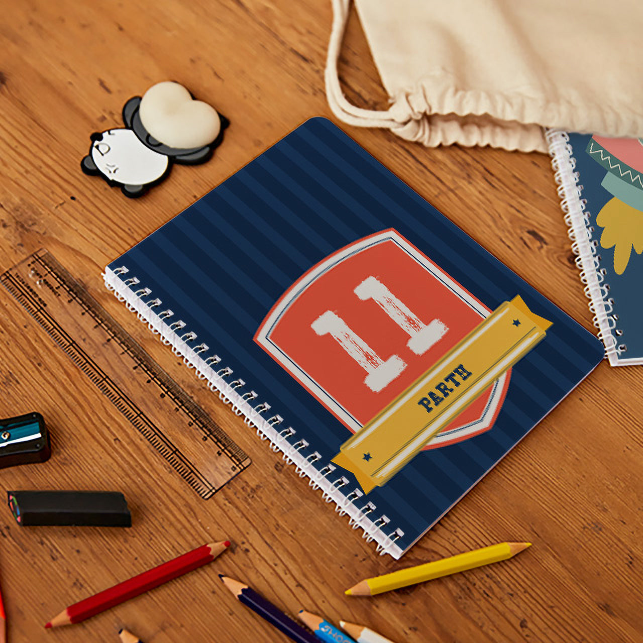 Personalised Spiral Notebook - Jersey Number