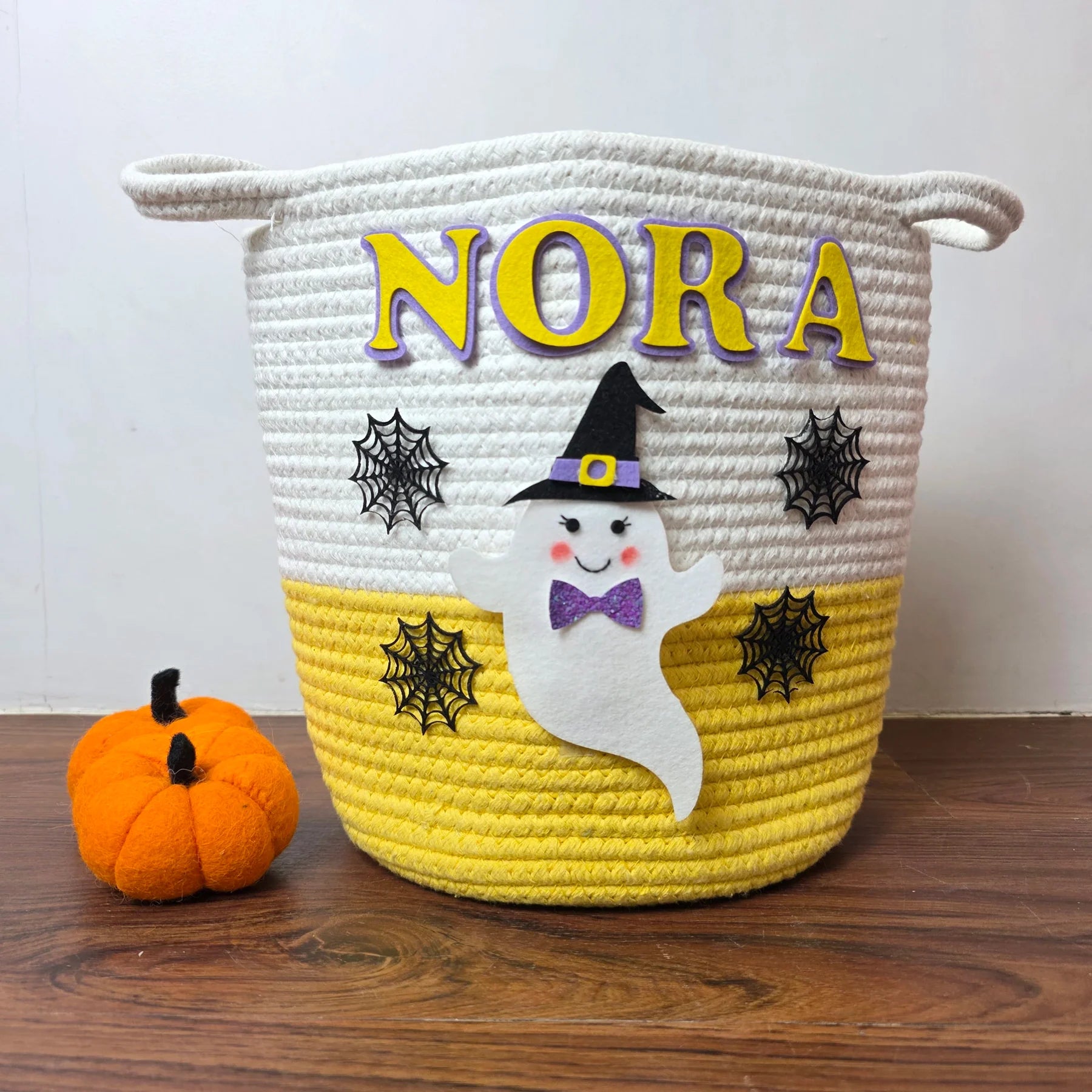 Halloween Trick-or-Treat Basket Personalised