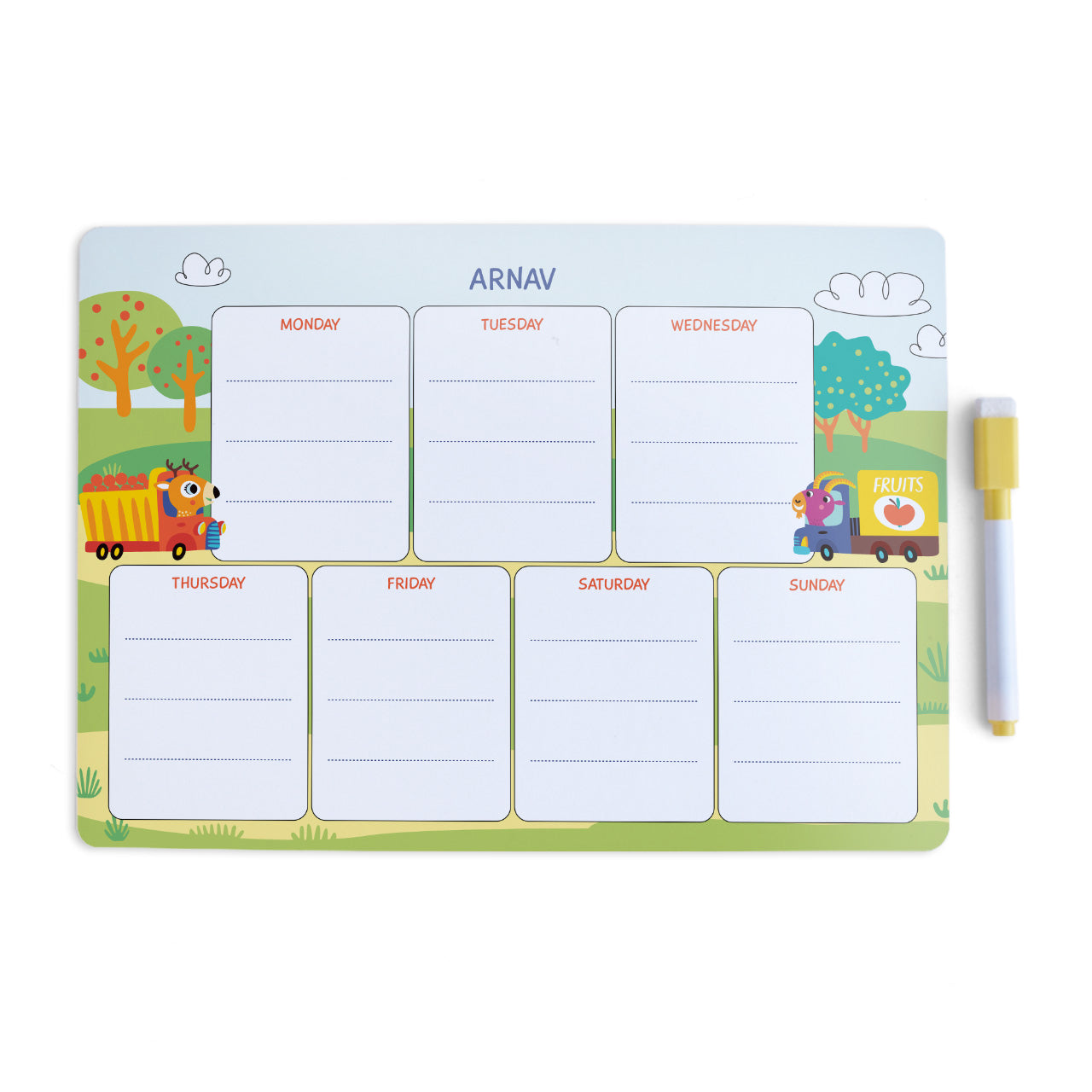 Personalised Meal / Weekly Planner