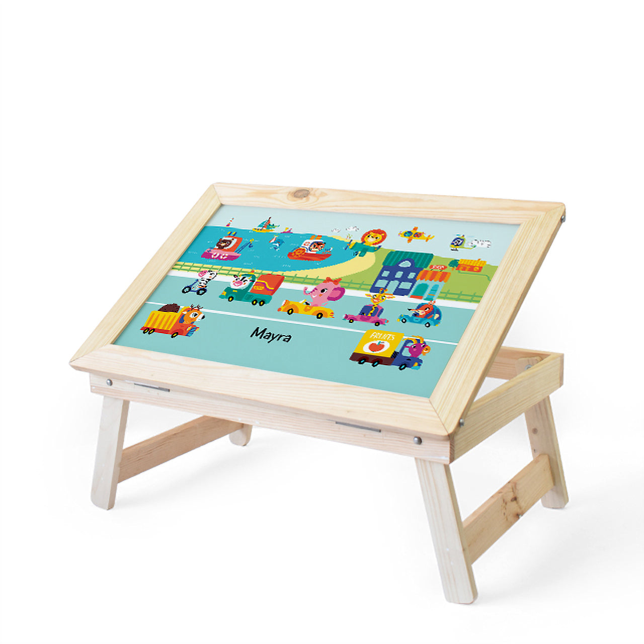 Personalised Foldable Desk - Let's Travel