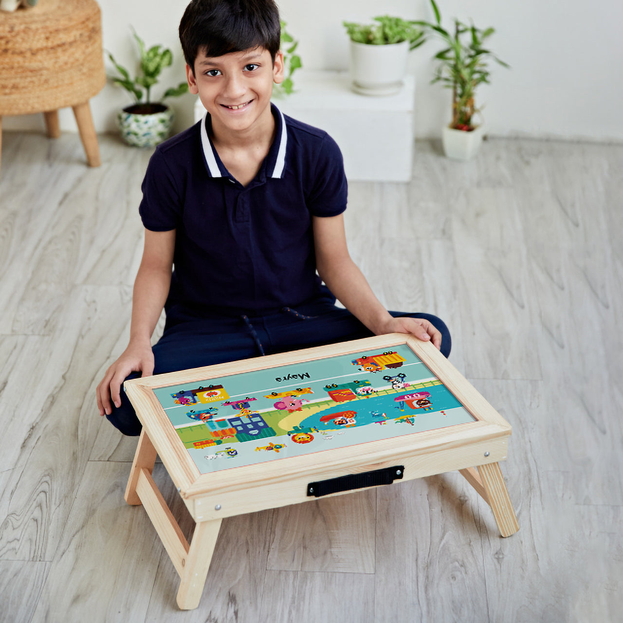 Personalised Foldable Desk - Let's Travel