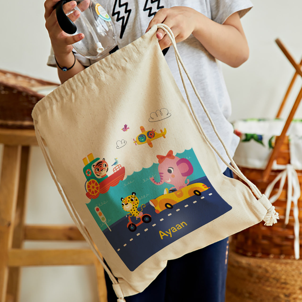 Personalised Drawstring Bag