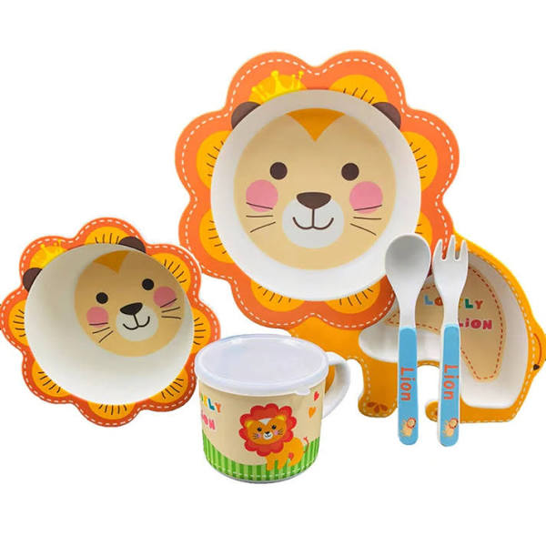 Bamboo Dinner Set - Lion