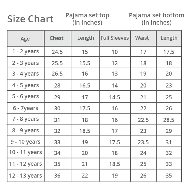 Nordic Nights Pajama Set For Kids