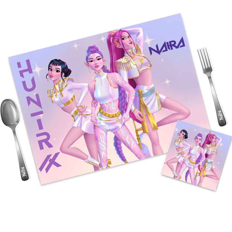 Mat Coaster Set - KPop