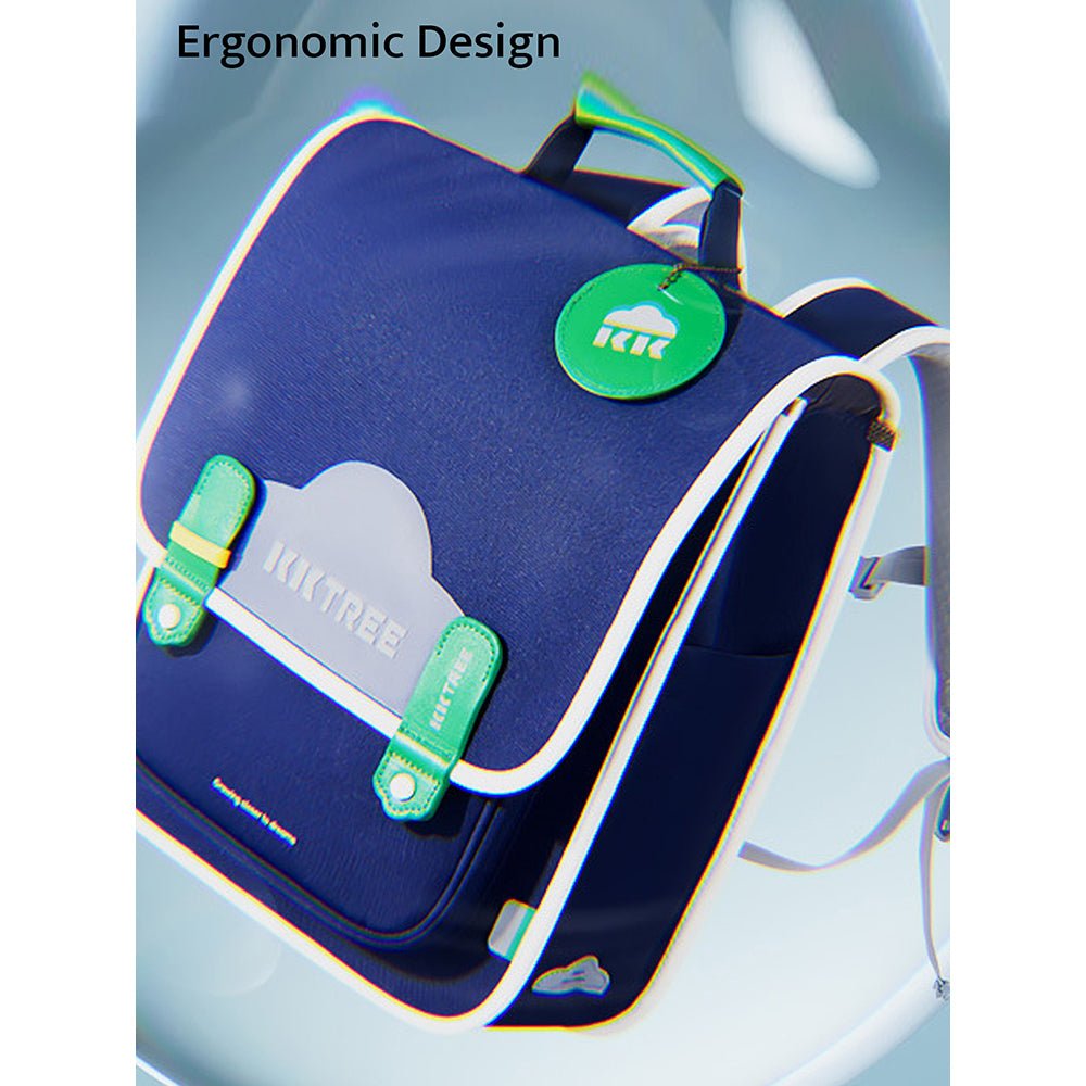 Midnight Blue Rectangle style Backpack for Kids, Medium - Little Surprise BoxMidnight Blue Rectangle style Backpack for Kids, Medium