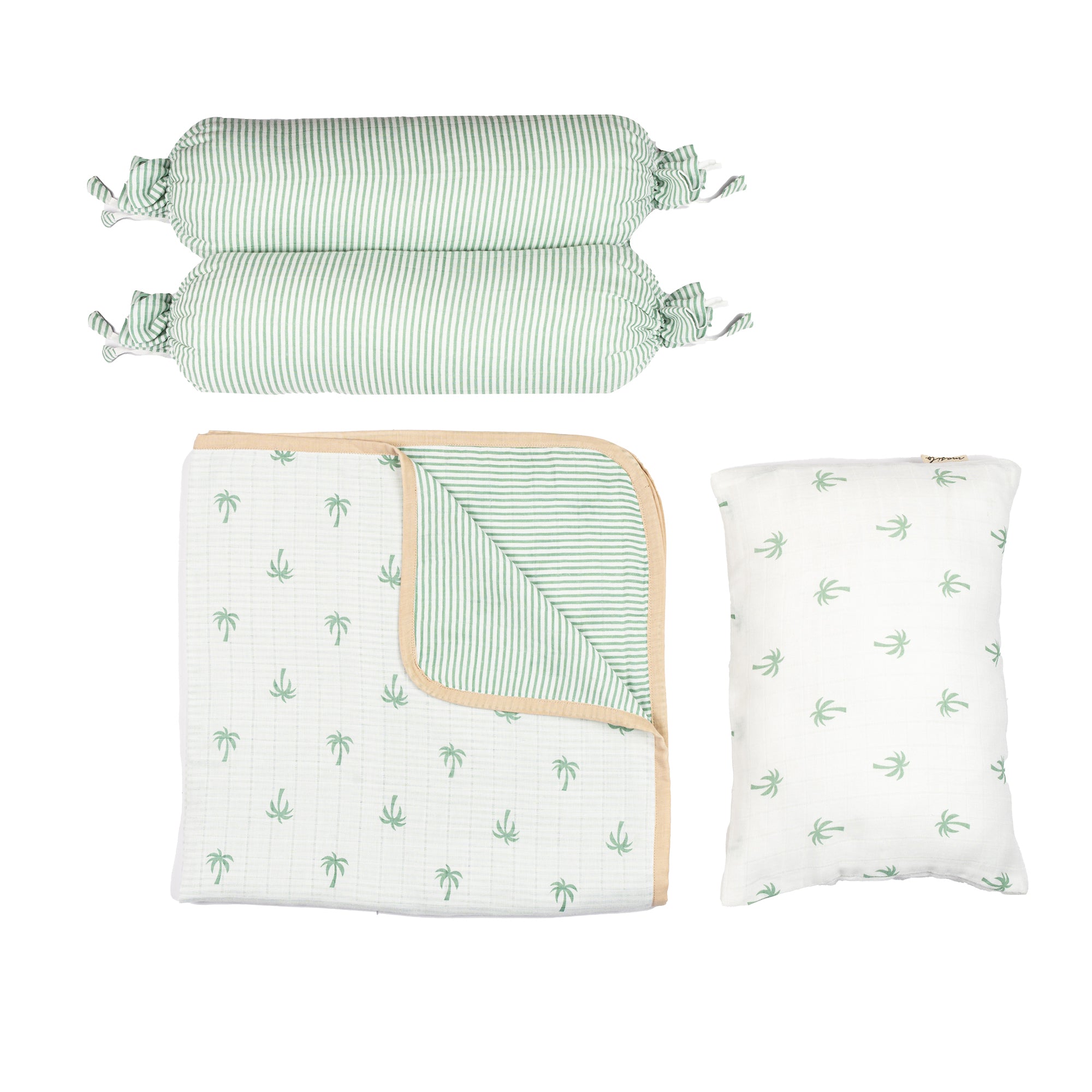 Palm print baby pillow for newborn bedding