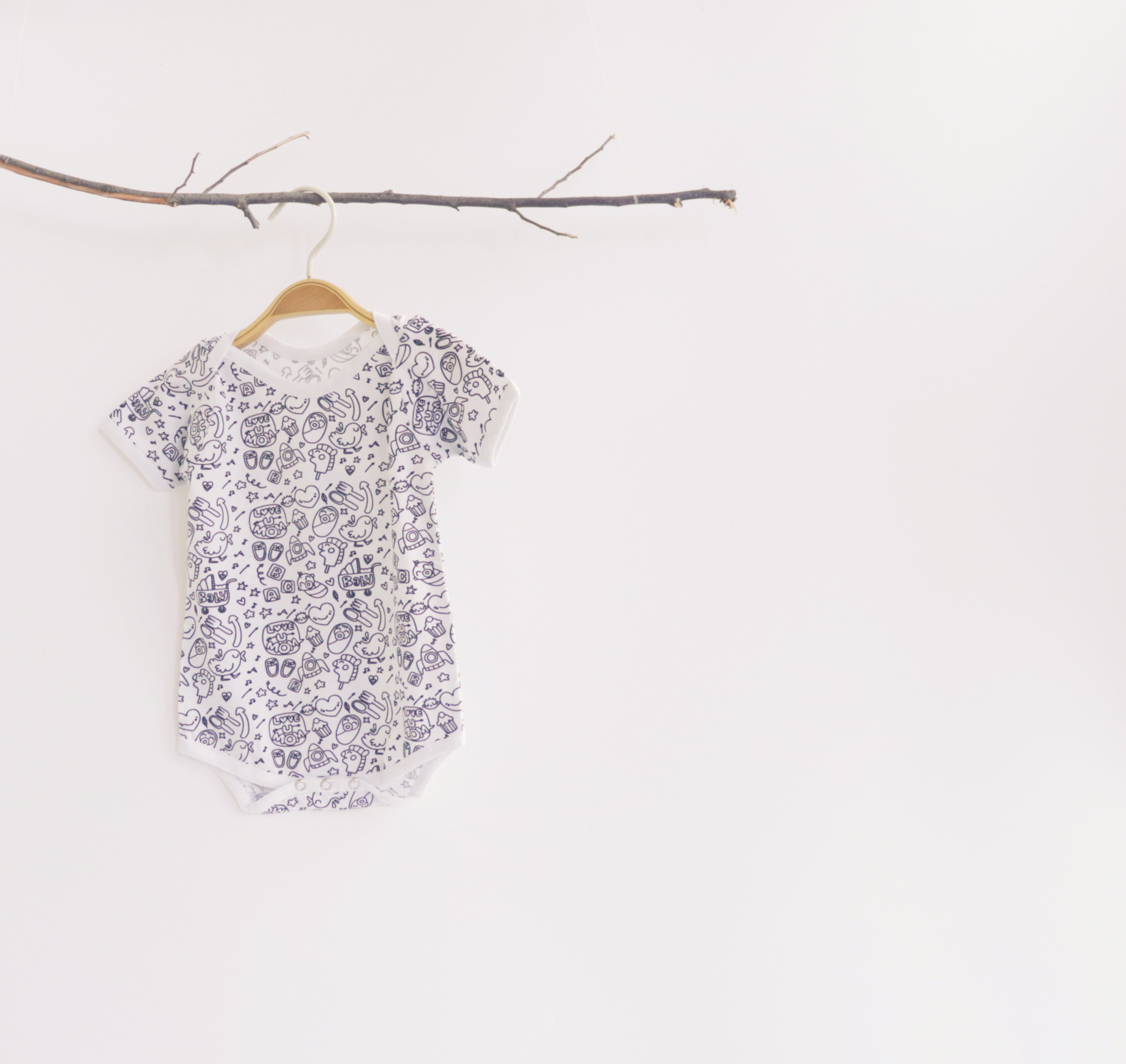 Basic Whites - Newborn Bodysuits Bundle