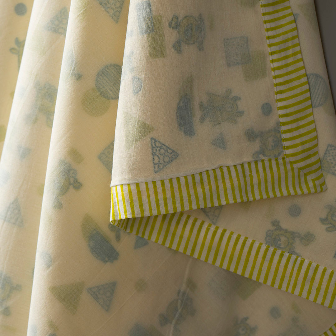 Gudgoodie Kids Cotton Muslin Dohar - Ultrasoft & Breathable  4-10 years