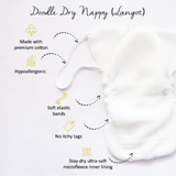 Crowns - Doodle Dry Nappies (Set of 2)