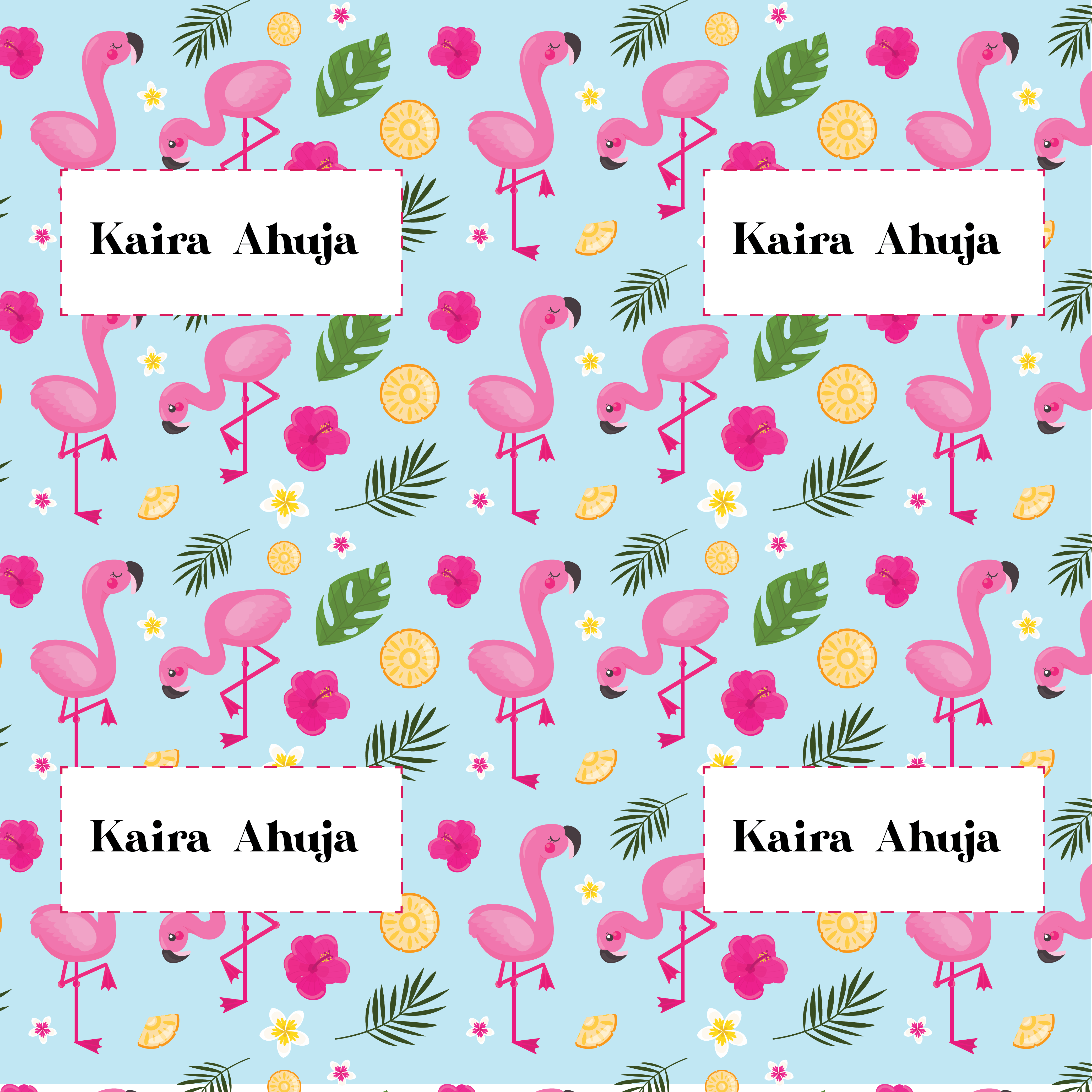 Personalised Gift Wrapping  Paper (Girl)