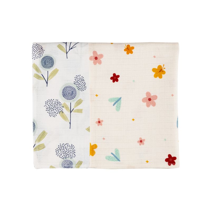 Organic Muslin Burp Cloth-Pack of 2