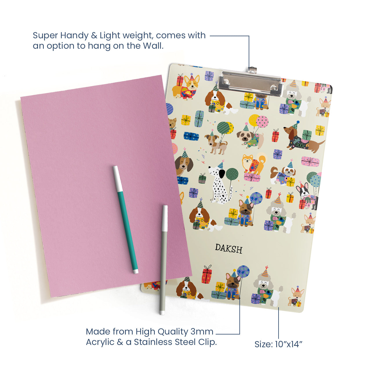 Personalised Clipboard