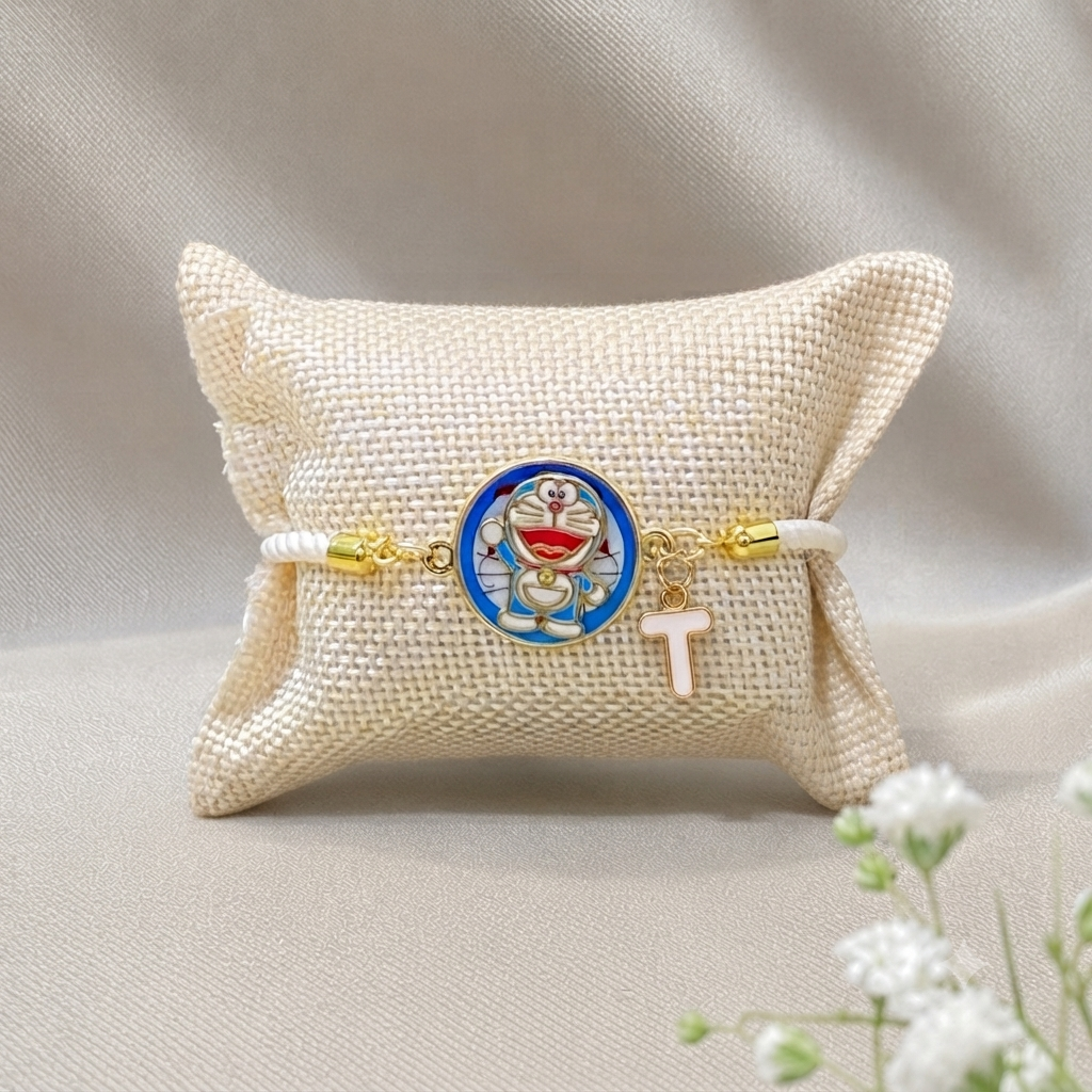 Personalized Doraemon Metal Rakhi
