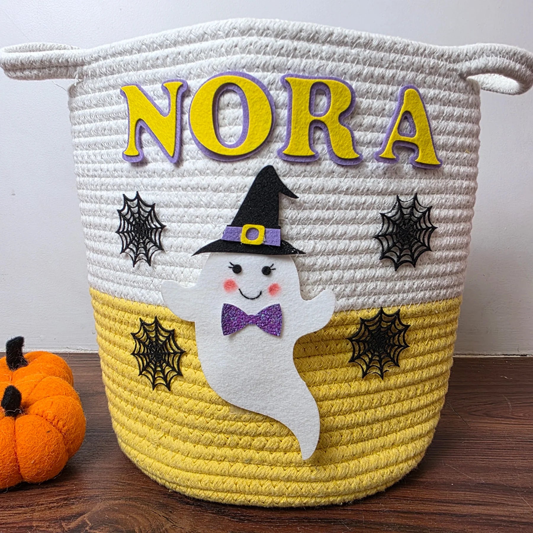 Halloween Trick-or-Treat Basket Personalised