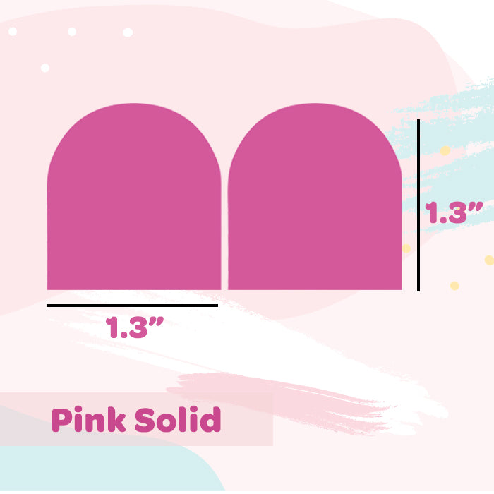 Shoe Labels Pack - Solid Pink