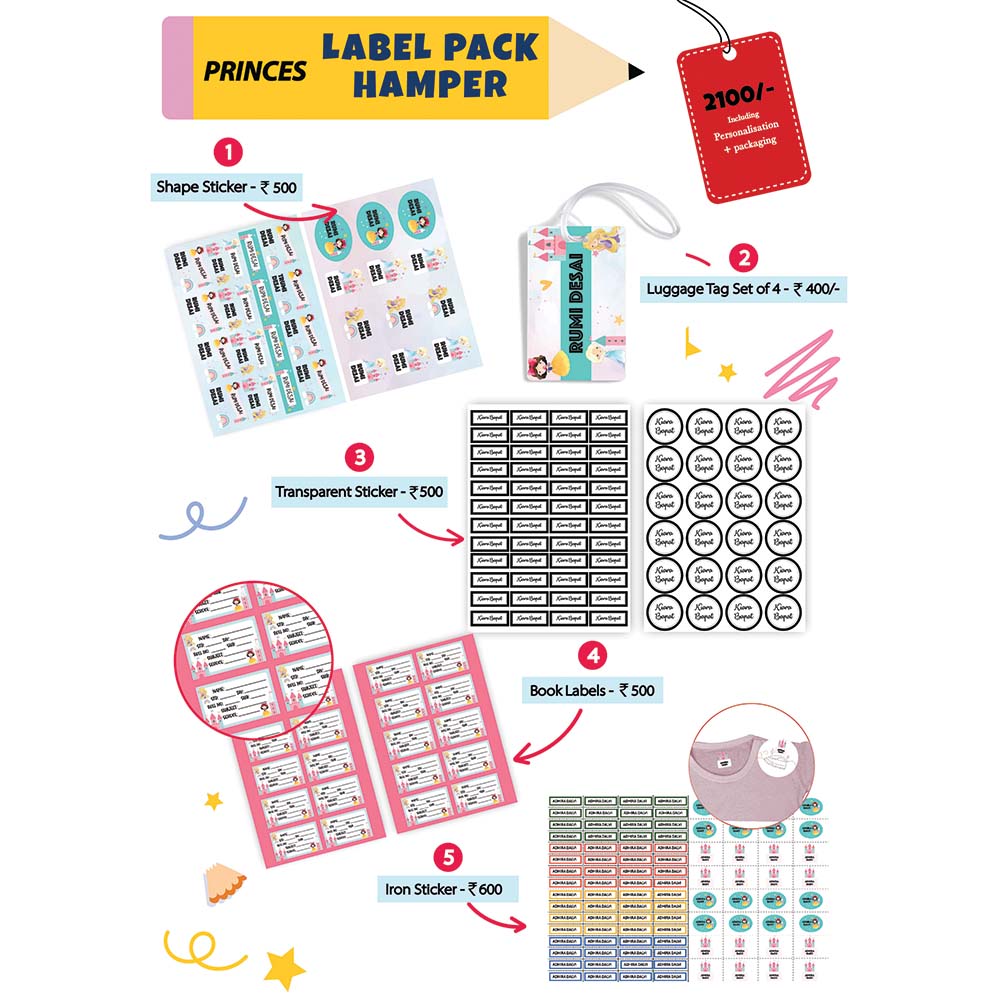 Label Pack Hamper - Girls - Princess