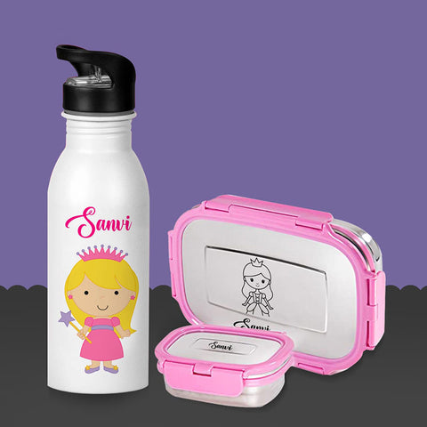 Bottle Tiffin Set - Princess
