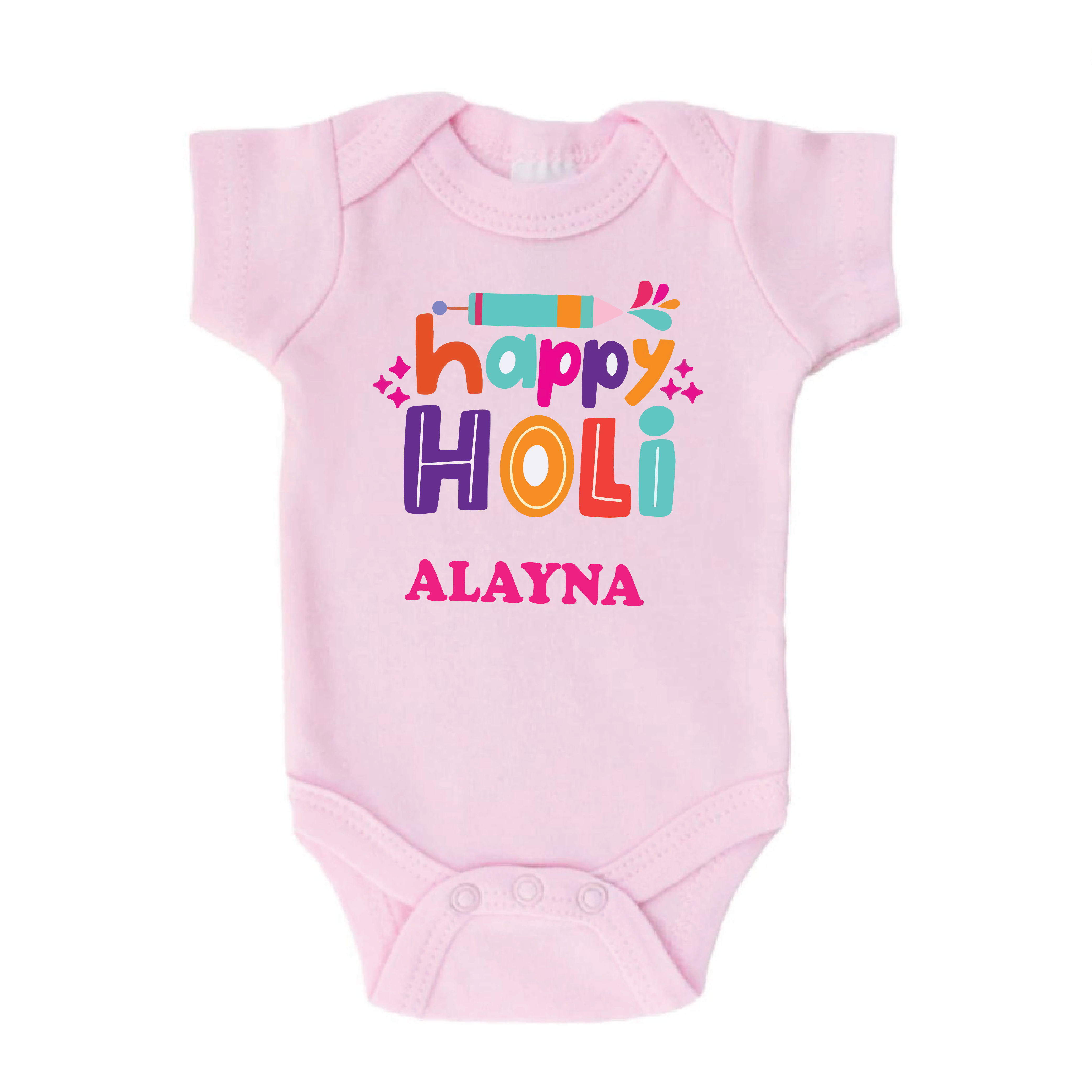 Happy Holi Romper - Color Carnival