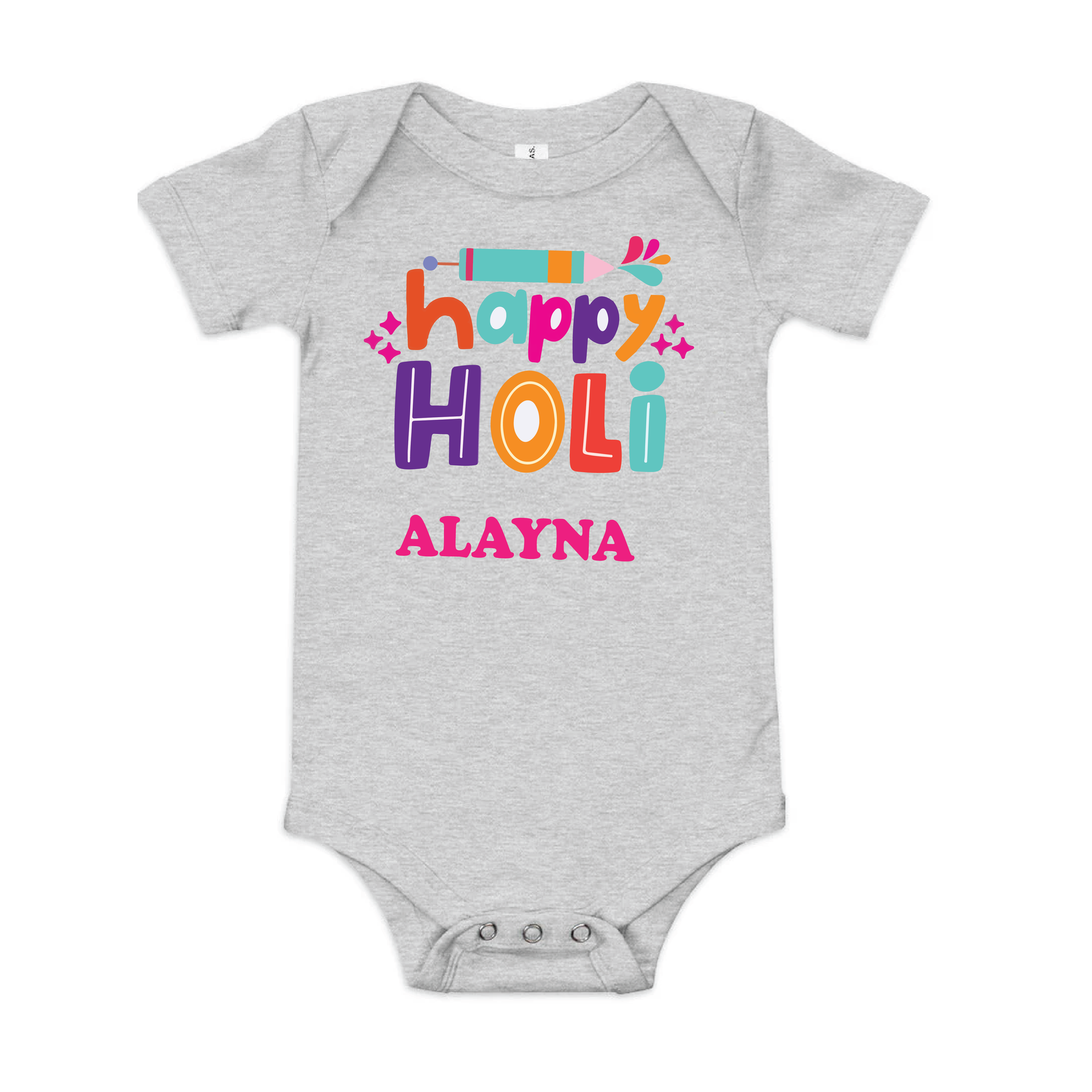 Happy Holi Romper - Color Carnival