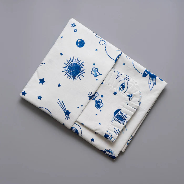Gudgoodie Flat Crib Bedsheet - 100% Cotton Percale