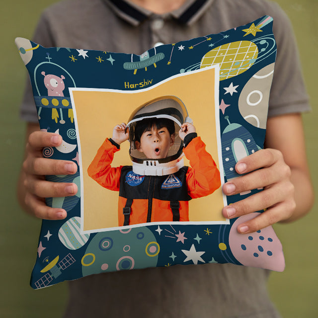 Personalised Photo Cushions - Space Explorer