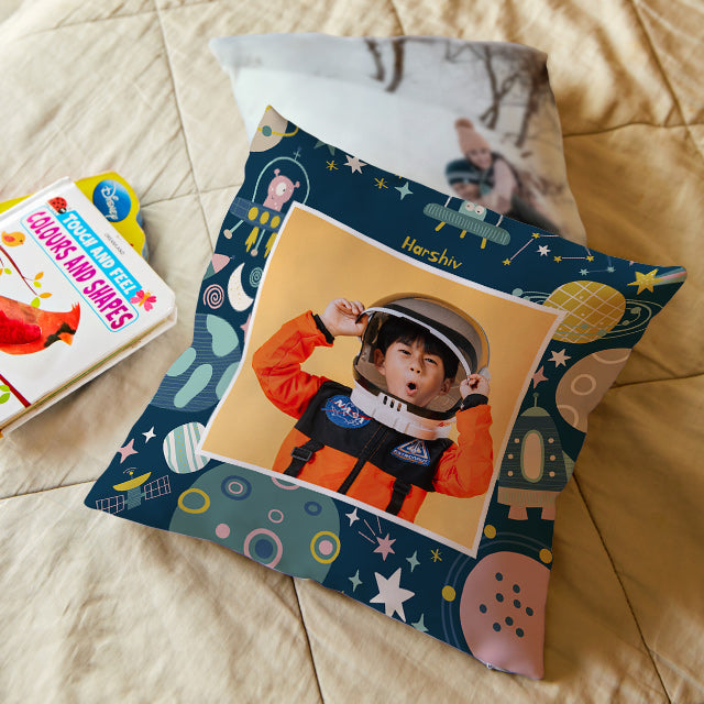 Personalised Photo Cushions - Space Explorer
