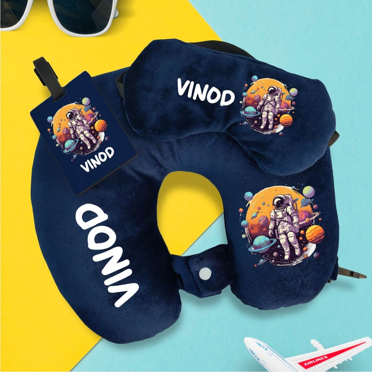 Neck Pillow Set - Space