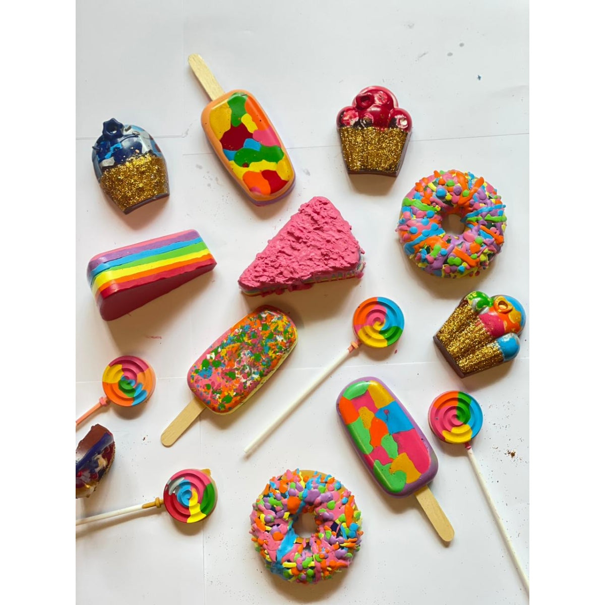 Jumbo Dessert Crayon Set