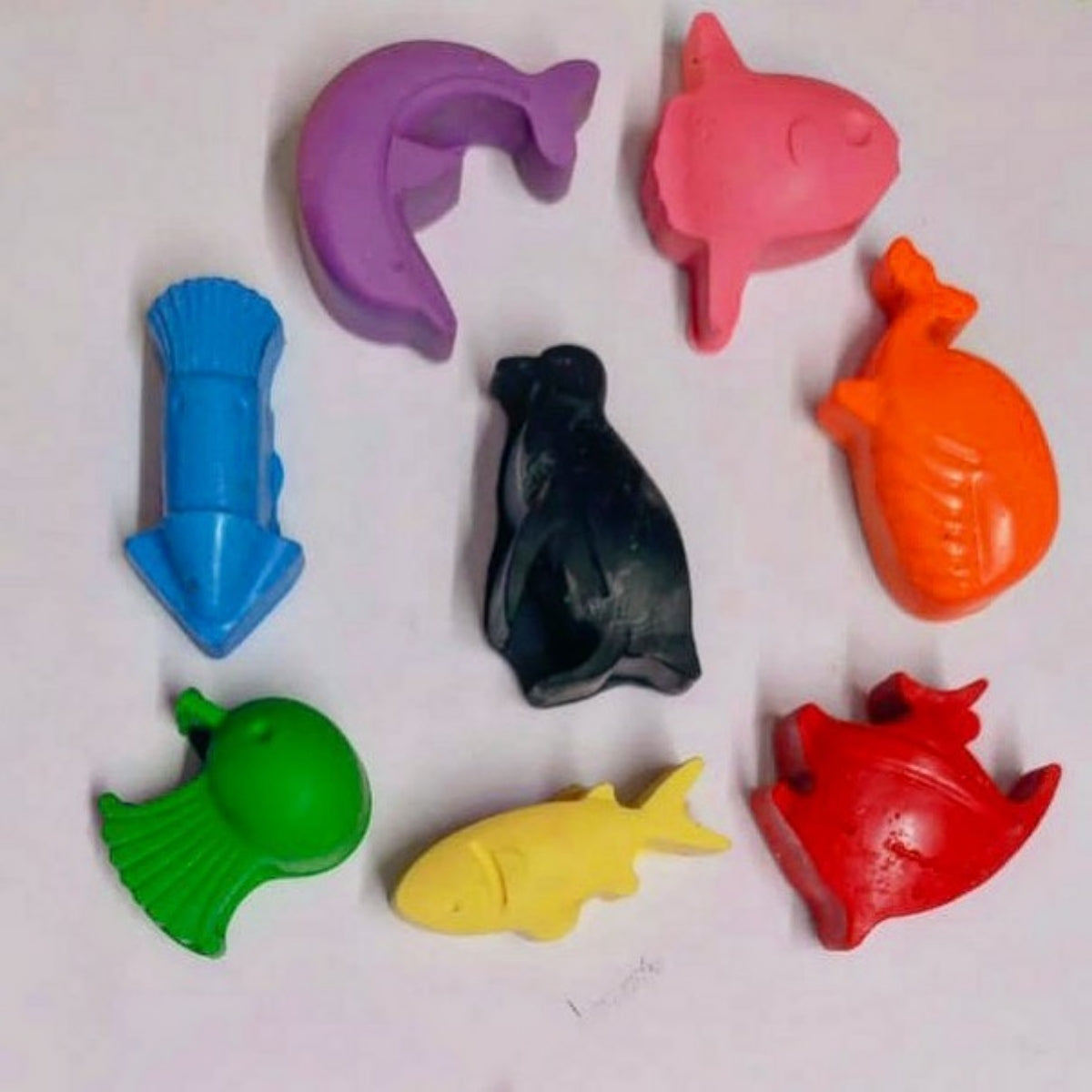 The Under The Sea Set Of 8 Crayons