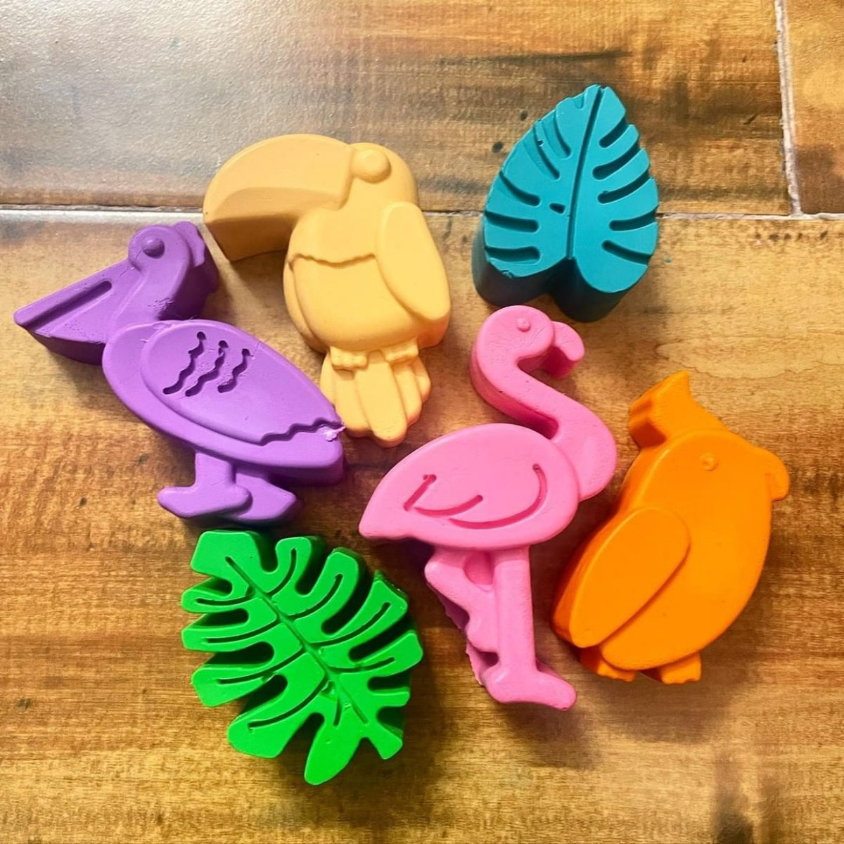 Jumbo Bird Set of 6 Crayons