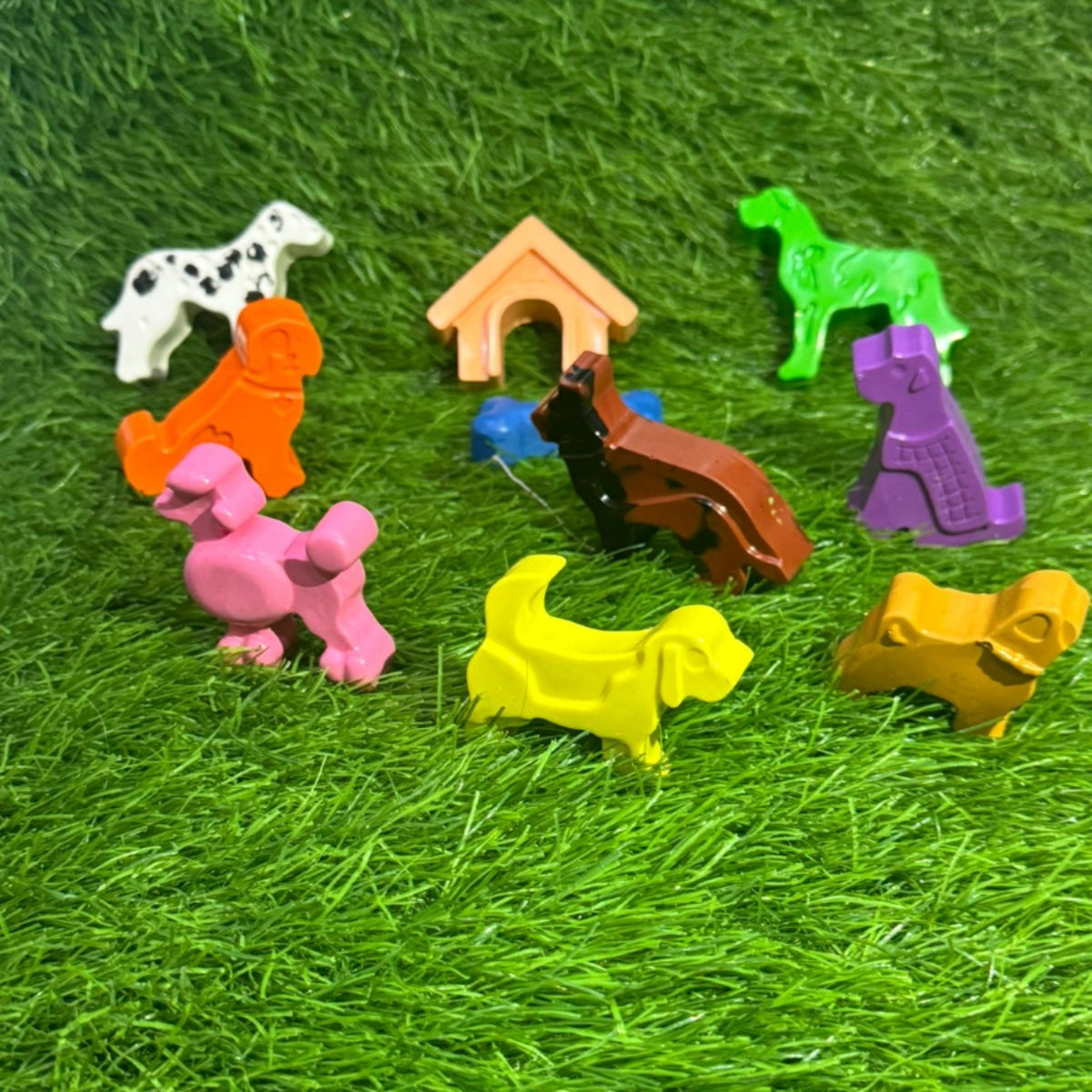 Dog Breed Crayon Set of 9