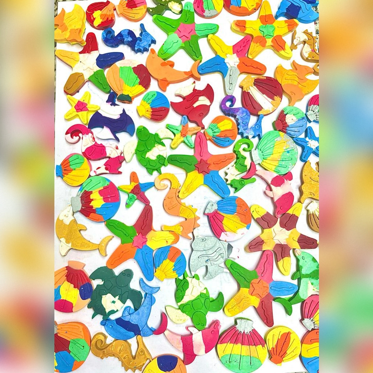 The Under The Sea Set Of 8 Crayons