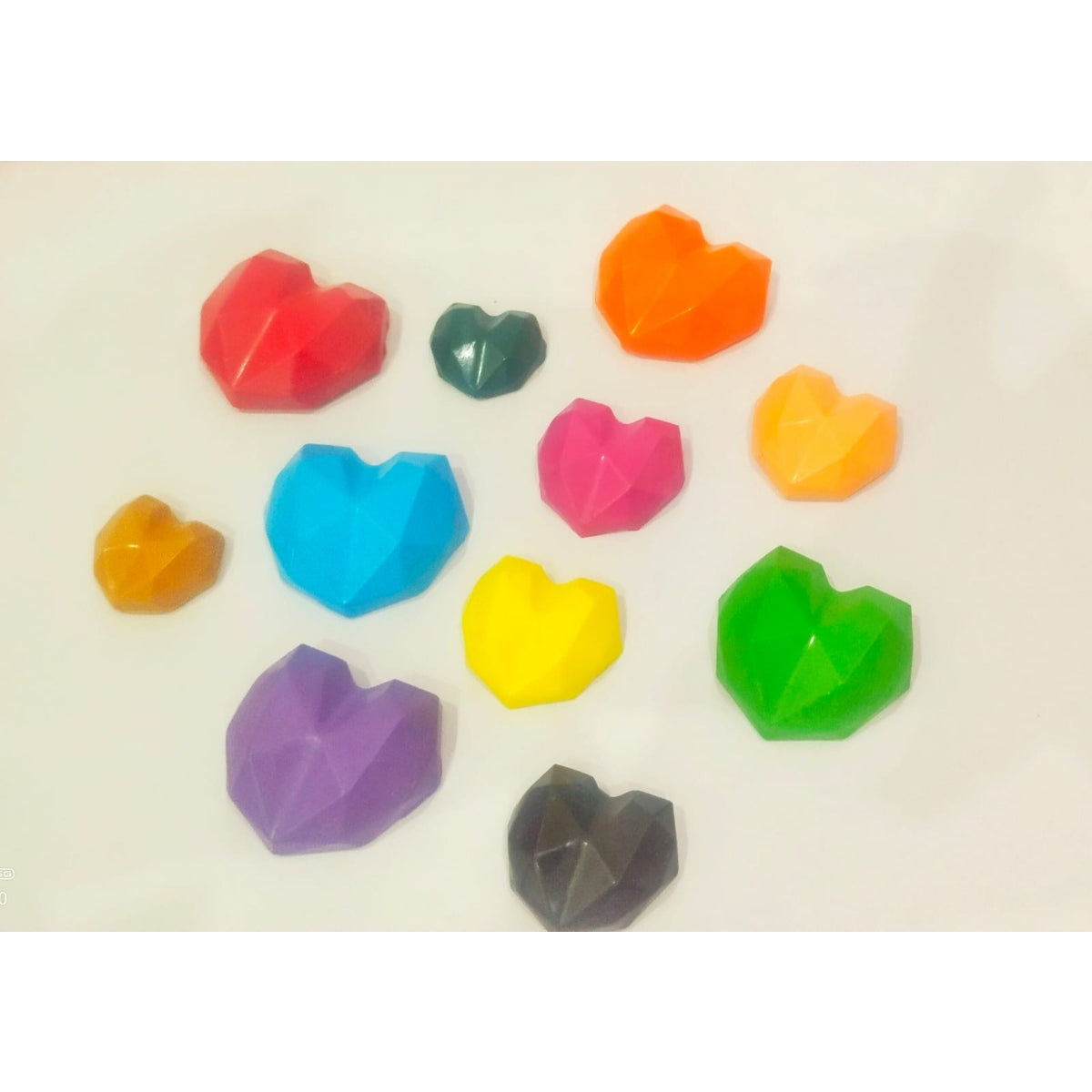 Heart Shaped Crayon Set of 8