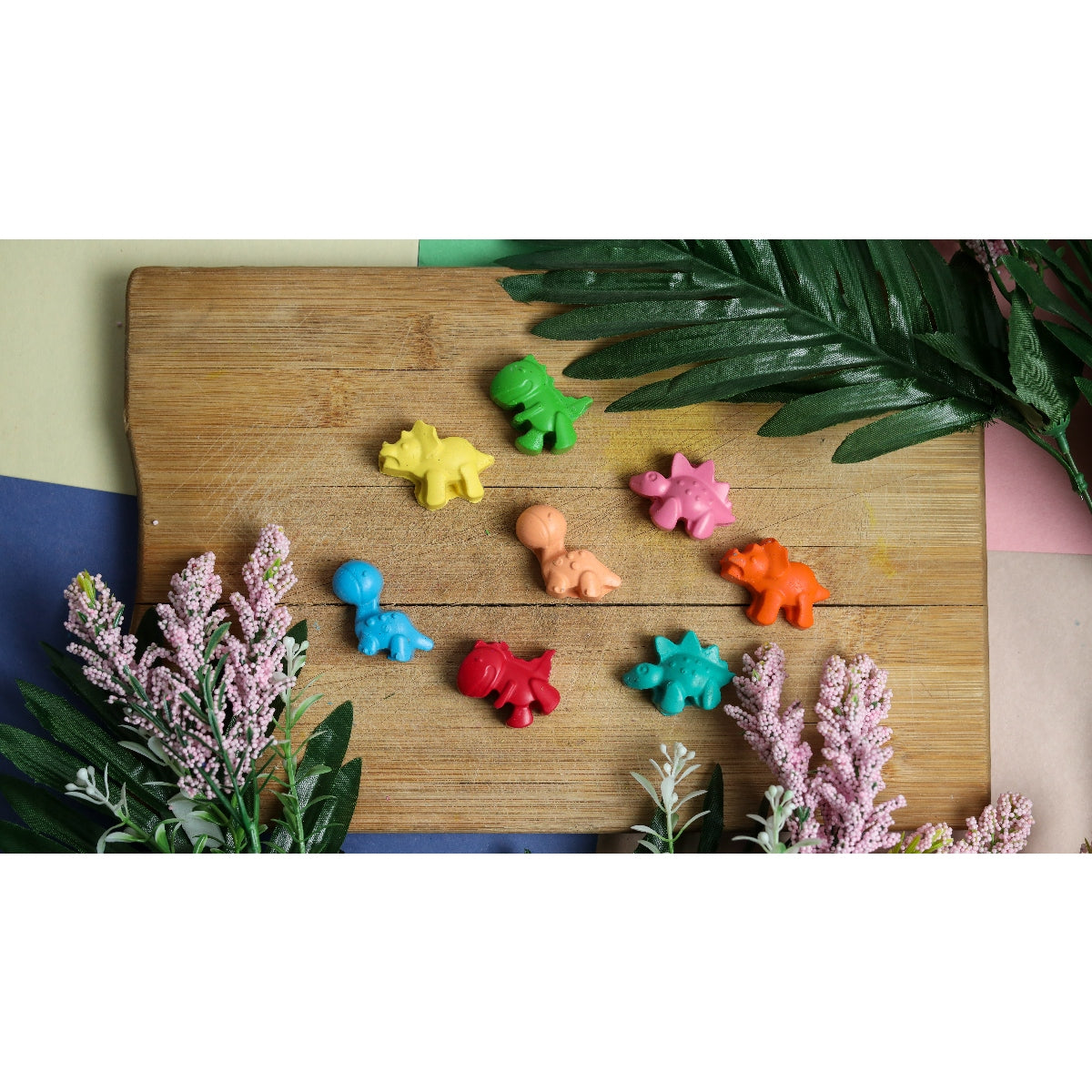 The Mini Dino Set - Set Of 8 Crayons