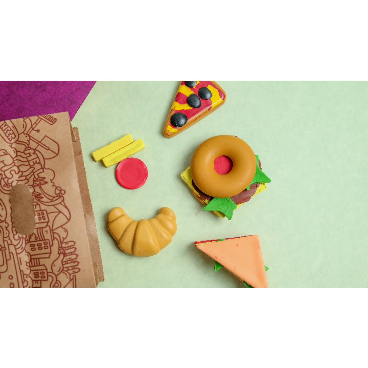 Jumbo Savory Set Of 4 Crayons