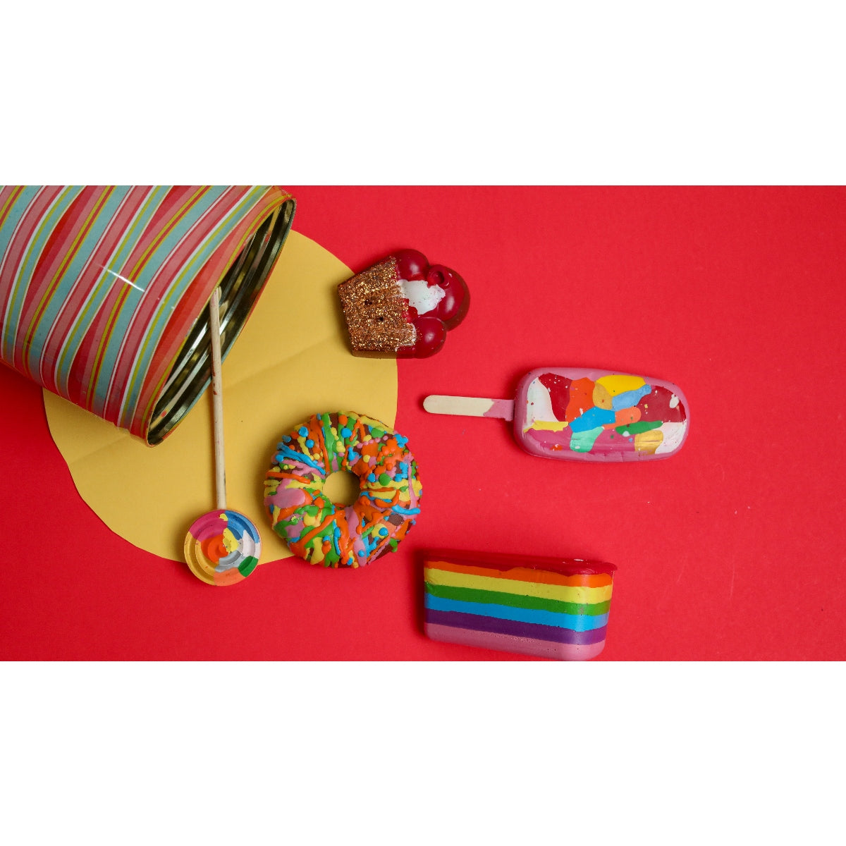 Jumbo Dessert Crayon Set